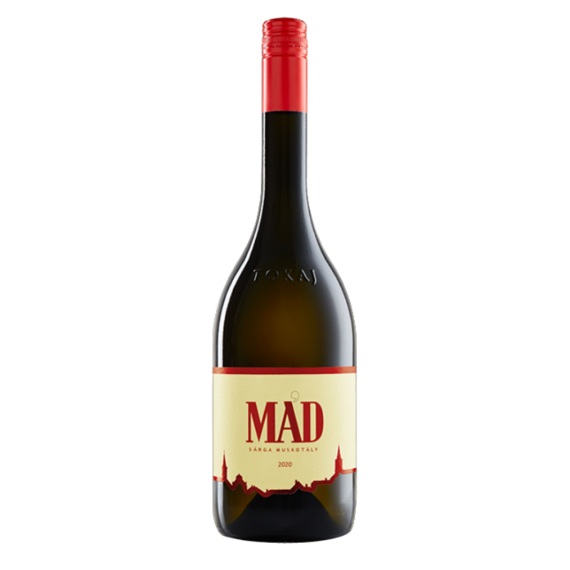 MAD WINE Tokaji MAD Sárga muskotály száraz 2020 11,5% 0,75 LITER